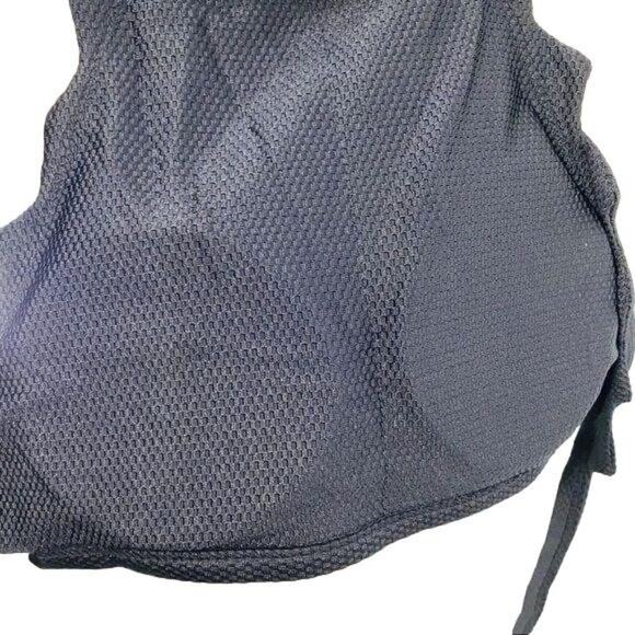 Cupshe Textured Black Halter Top Lettuce Edges Womens Medium - Picture 4 of 7